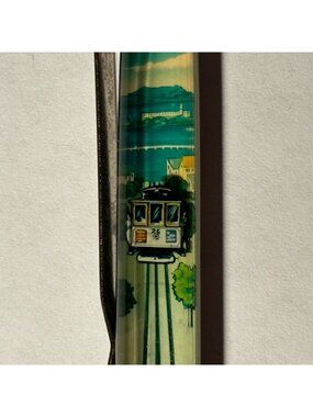 San Francisco California Floaty Pen Cable Car Moves Uphill Souvenir Vintage